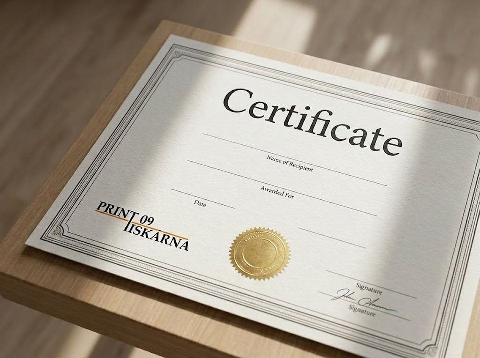 Diplomy, certifikáty, osvědčení